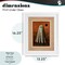 Stupell Industries Vintage Ghost Stamp Framed Print Under Glass, design by Arlington Prints